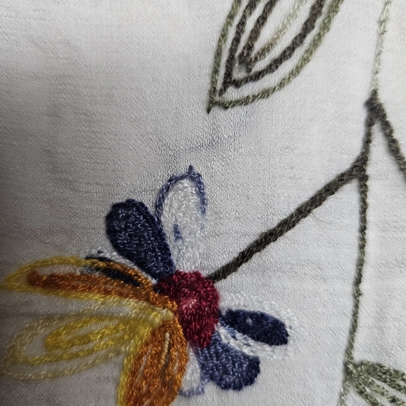 Kindred Womens Embroidered Blouse Size Large Boho Cottagecore - Picture 5 of 9